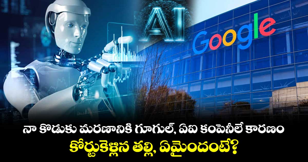 నా కొడుకు మరణానికి గూగుల్, ఏఐ కంపెనీలే కారణం.. కోర్టుకెళ్లిన తల్లి, ఏమైందంటే?