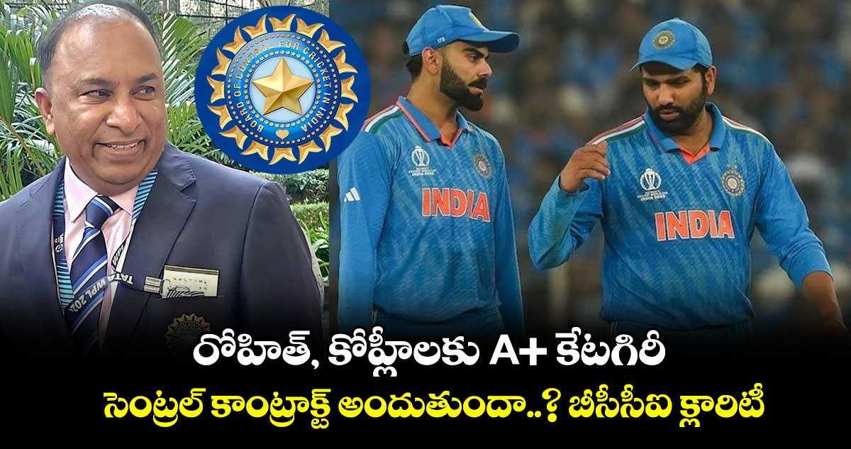 BCCI Central Contract: ఆడేది ఒకే ఫార్మాట్.. రోహిత్, కోహ్లీలకు A+ కేటగిరీ సెంట్రల్ కాంట్రాక్ట్ అందుతుందా..? బీసీసీఐ క్లారిటీ