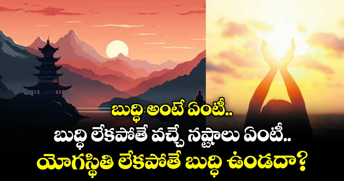 ఆధ్యాత్మికం : బుద్ధి అంటే ఏంటీ.. బుద్ధి లేకపోతే వచ్చే నష్టాలు ఏంటీ.. యోగస్థితి లేకపోతే బుద్ధి ఉండదా..?