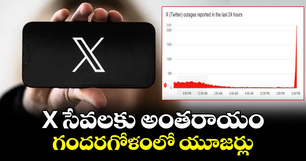 X సేవలకు అంతరాయం .. గందరగోళంలో యూజర్లు