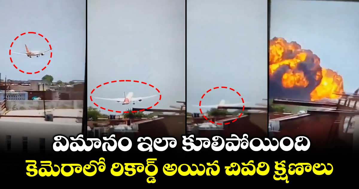 వీడియో : విమానం ఇలా కూలిపోయింది.. కెమెరాలో రికార్డ్ అయిన చివరి క్షణాలు