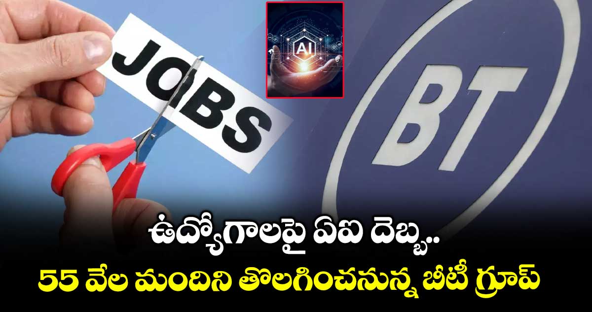 ఉద్యోగాలపై ఏఐ దెబ్బ.. 55 వేల మందిని తొలగించనున్న బీటీ గ్రూప్
