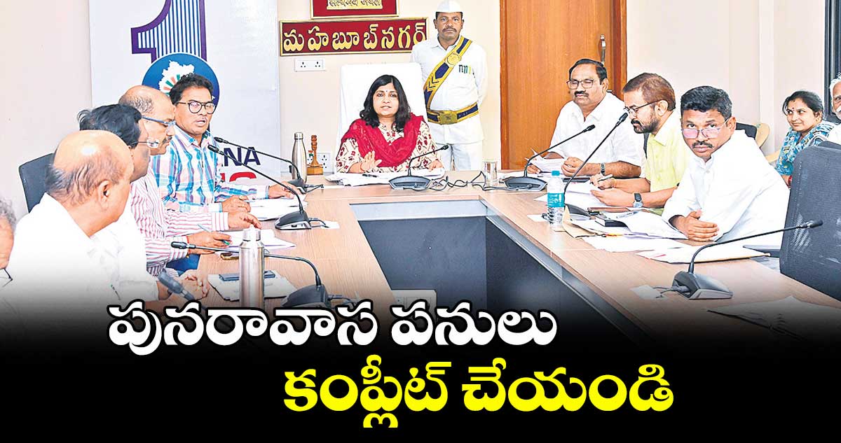 పునరావాస పనులు కంప్లీట్ చేయండి : కలెక్టర్ విజయేందిర బోయి