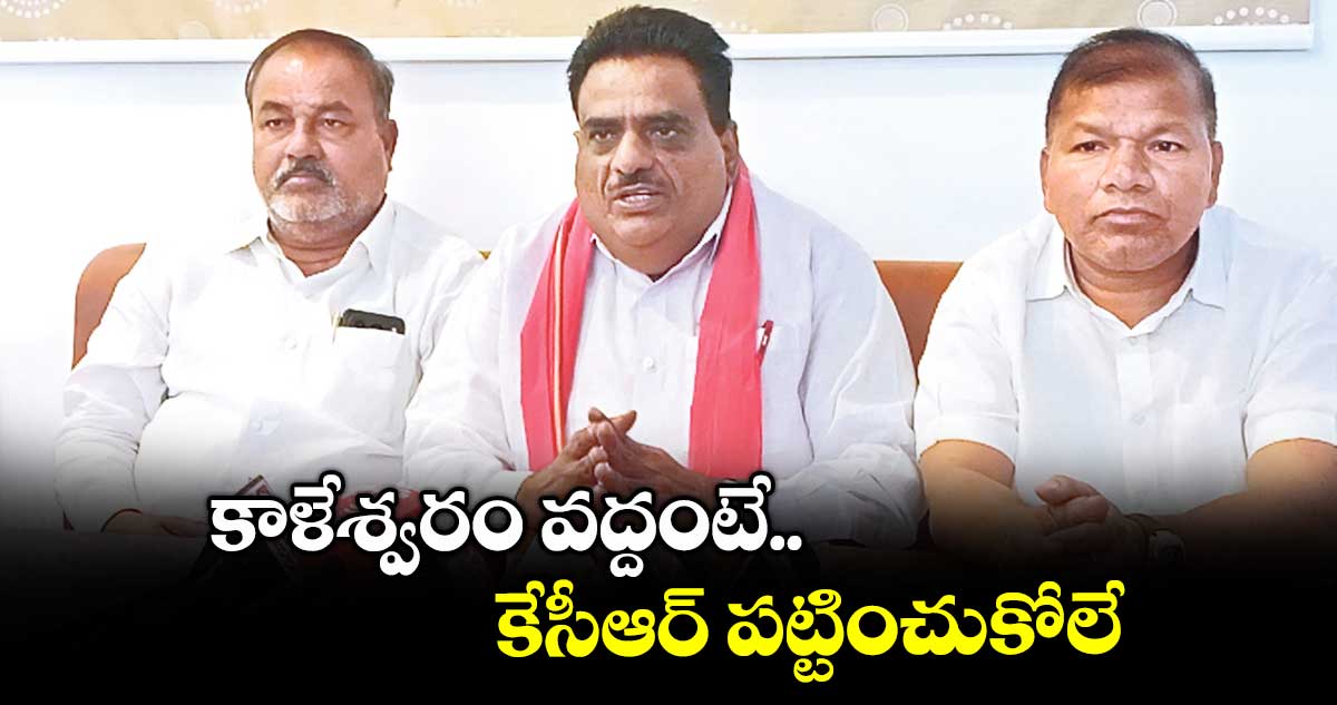  కాళేశ్వరం వద్దంటే కేసీఆర్ పట్టించుకోలే : తక్కెళ్ల శ్రీనివాస్