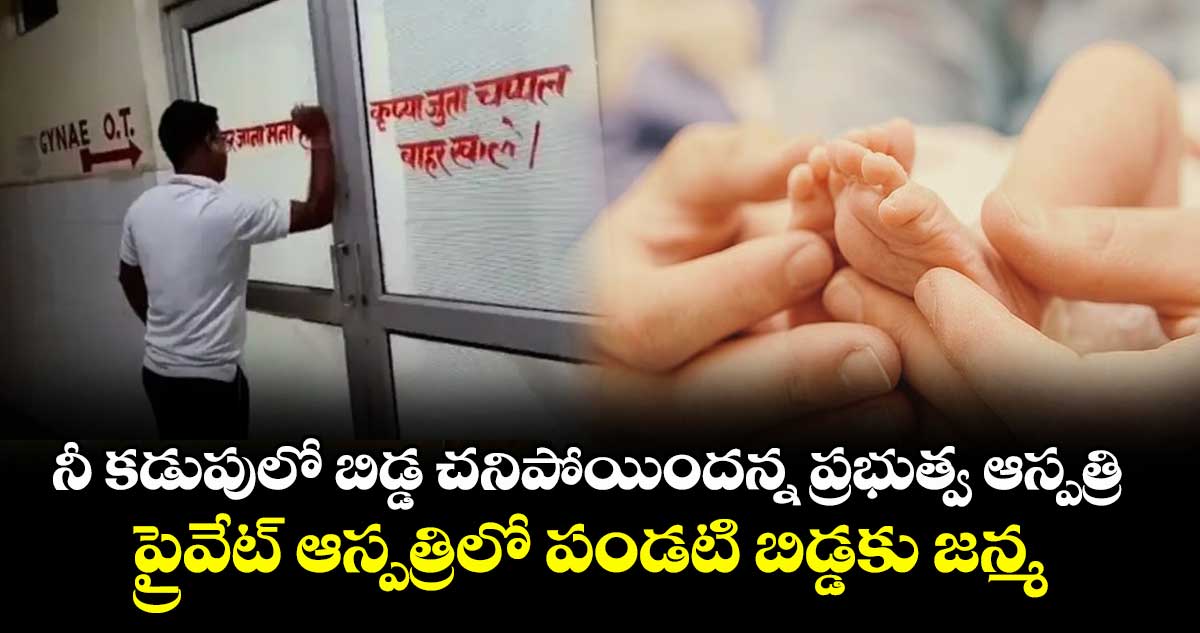 నీ కడుపులో బిడ్డ చనిపోయిందన్న ప్రభుత్వ ఆస్పత్రి : ప్రైవేట్ ఆస్పత్రిలో పండటి బిడ్డకు జన్మ..