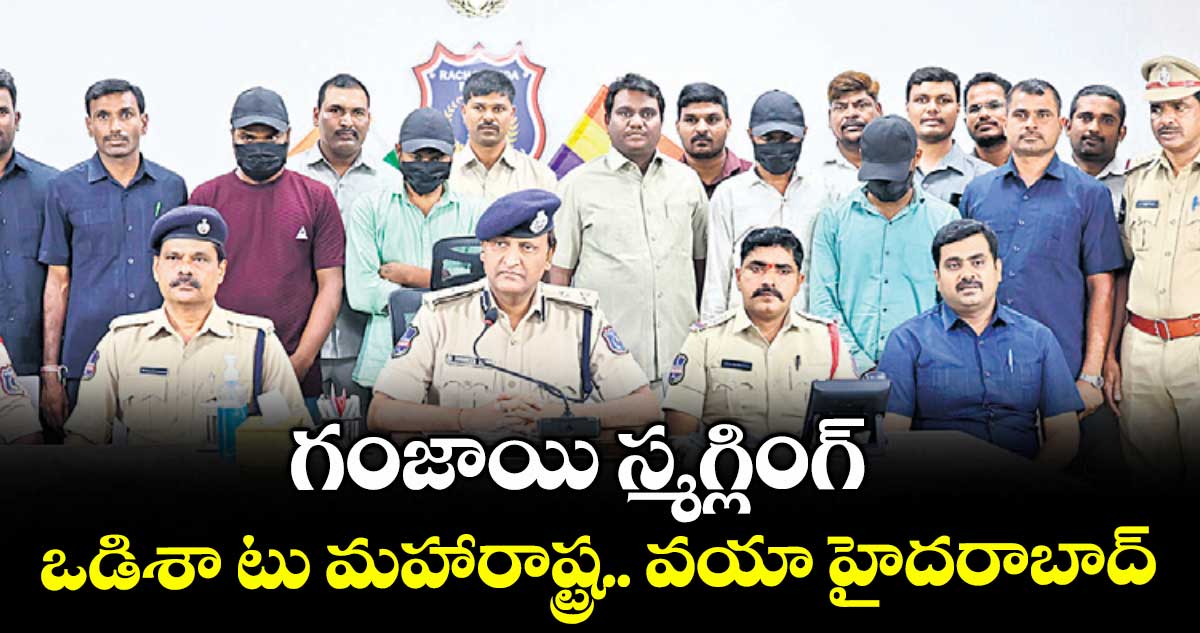గంజాయి స్మగ్లింగ్: ఒడిశా టు మహారాష్ట్ర.. వయా హైదరాబాద్