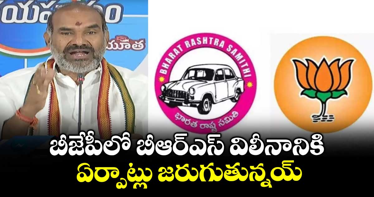 బీజేపీలో బీఆర్ఎస్ విలీనానికి ఏర్పాట్లు: విప్ ఆదిశ్రీనివాస్