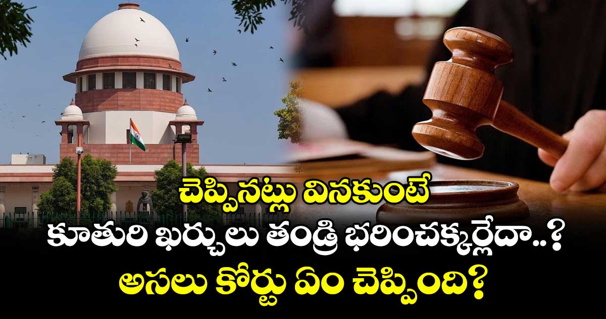 Fact Check: చెప్పినట్లు వినకుంటే కూతురి ఖర్చులు తండ్రి భరించక్కర్లేదా..? అసలు కోర్టు ఏం చెప్పింది?