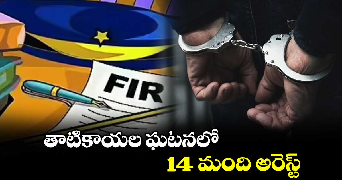 తాటికాయల ఘటనలో 14 మంది అరెస్ట్