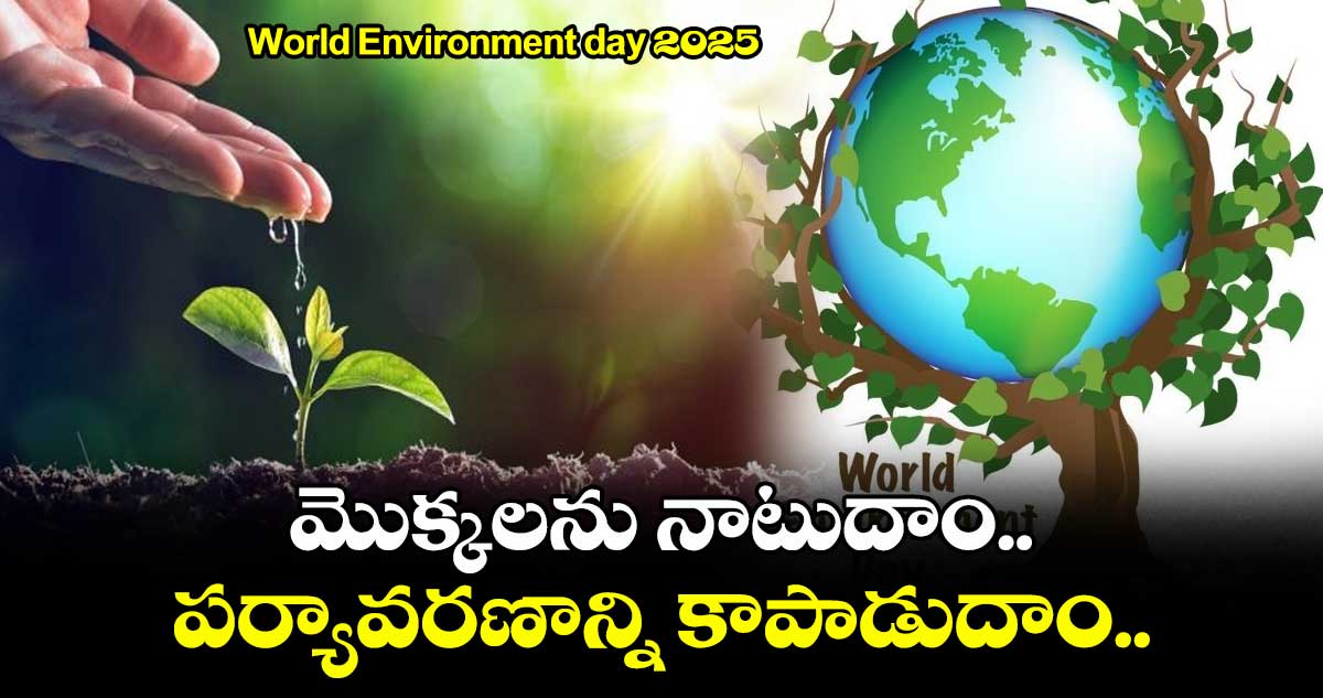 World Environment day 2025: మొక్కలను నాటుదాం... పర్యావరణాన్ని కాపాడుదాం..