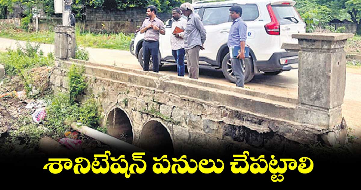 శానిటేషన్ పనులు చేపట్టాలి : సబ్ కలెక్టర్ వికాస్ మహతో