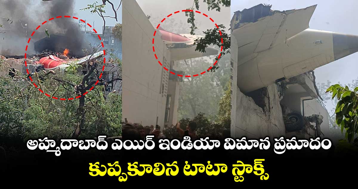 Air India: అహ్మదాబాద్ ఎయిర్ ఇండియా విమాన ప్రమాదం.. కుప్పకూలిన టాటా స్టాక్స్