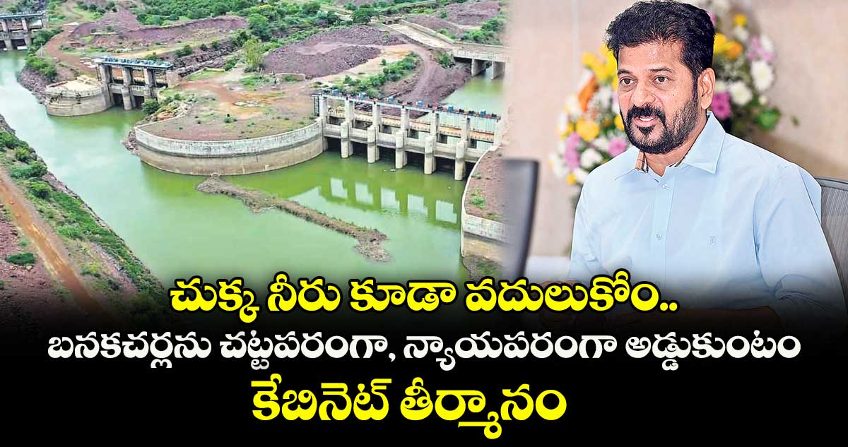 చుక్క నీరు కూడా వదులుకోం.. బనకచర్లను చట్టపరంగా, న్యాయపరంగా అడ్డుకుంటం: కేబినెట్ తీర్మానం
