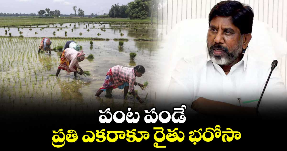 పంట పండే ప్రతి ఎకరాకూ రైతు భరోసా : భట్టి విక్రమార్క