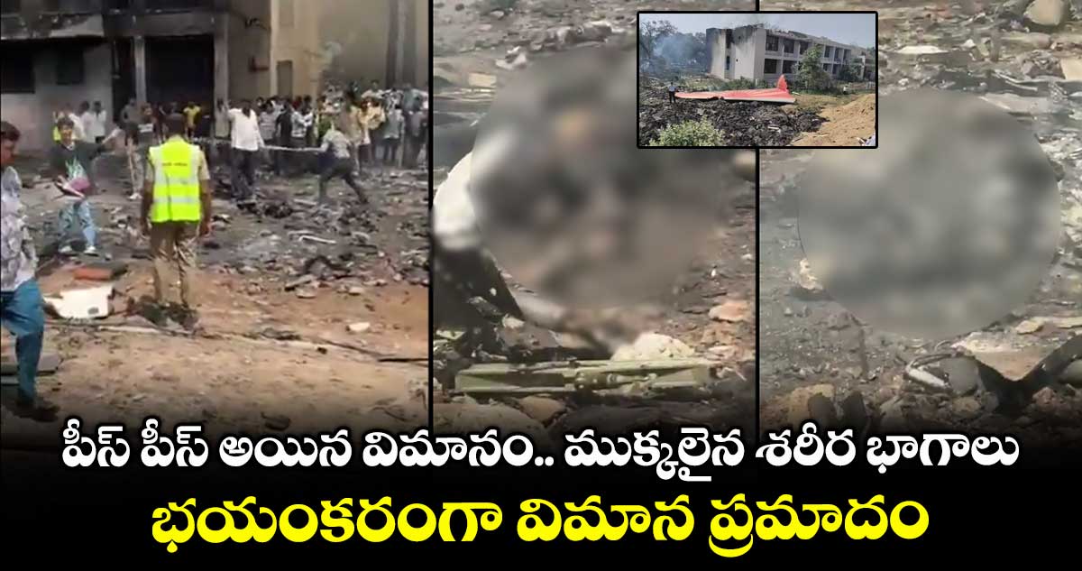 పీస్ పీస్ అయిన విమానం.. ముక్కలైన శరీర భాగాలు.. భయంకరంగా విమాన ప్రమాదం