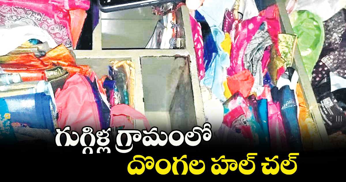 గుగ్గిళ్ల గ్రామంలో దొంగల హల్ చల్