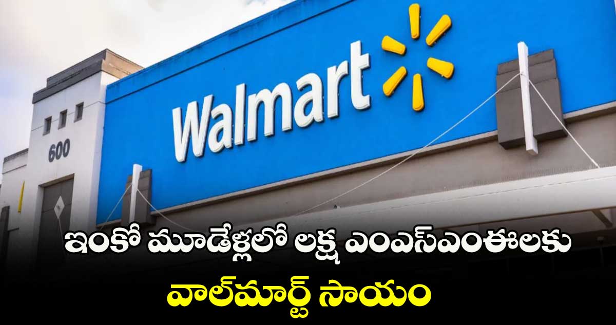 ఇంకో మూడేళ్లలో లక్ష ఎంఎస్ఎంఈలకు .. వాల్మార్ట్ సాయం