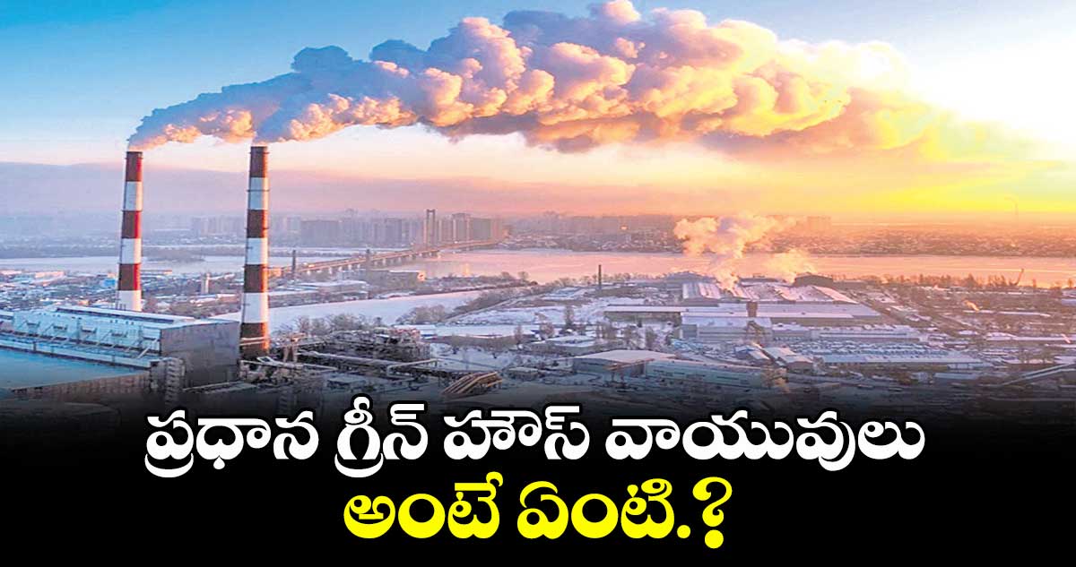 ప్రధాన గ్రీన్ హౌస్ వాయువులు అంటే ఏంటి.?