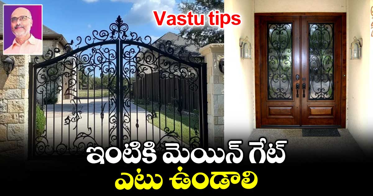 Vastu tips: ఇంటికి మెయిన్ గేట్ ఎటు ఉండాలి