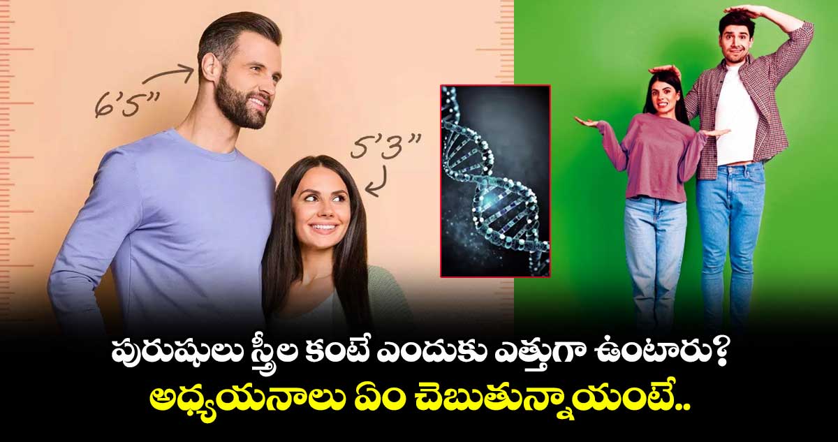 పురుషులు స్త్రీల కంటే ఎందుకు ఎత్తుగా ఉంటారు?..అధ్యయనాలు ఏం చెబుతున్నాయంటే..