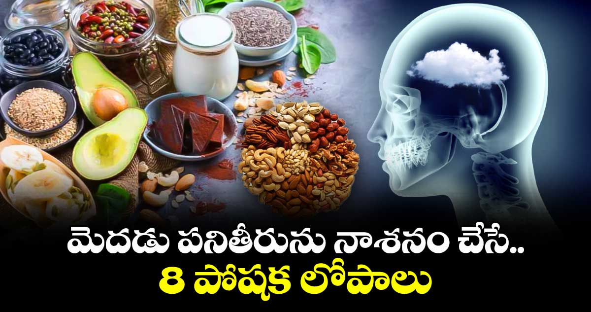 మెదడు పనితీరును నాశనం చేసే..8 పోషక లోపాలు