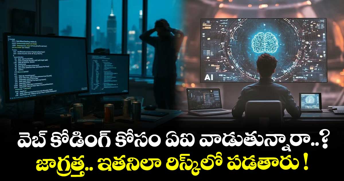 వెబ్ కోడింగ్ కోసం ఏఐ వాడుతున్నారా..? జాగ్రత్త.. ఇతనిలా రిస్క్లో పడతారు !