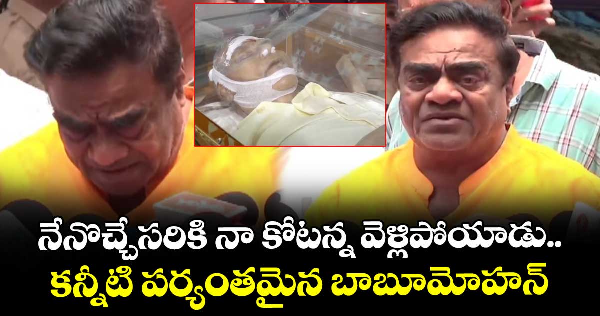 Babu Mohan: నేనొచ్చేసరికి నా కోటన్న వెళ్లిపోయాడు.. కన్నీటి పర్యంతమైన బాబూమోహన్