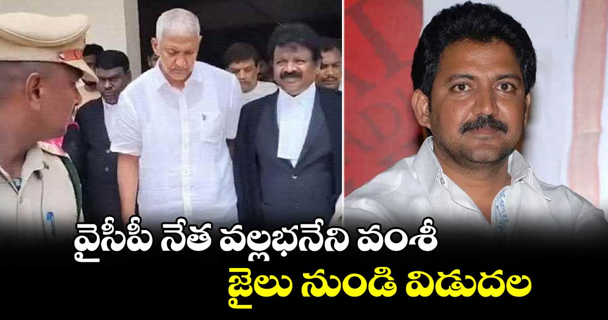 వైసీపీ నేత వల్లభనేని వంశీ జైలు నుండి విడుదల