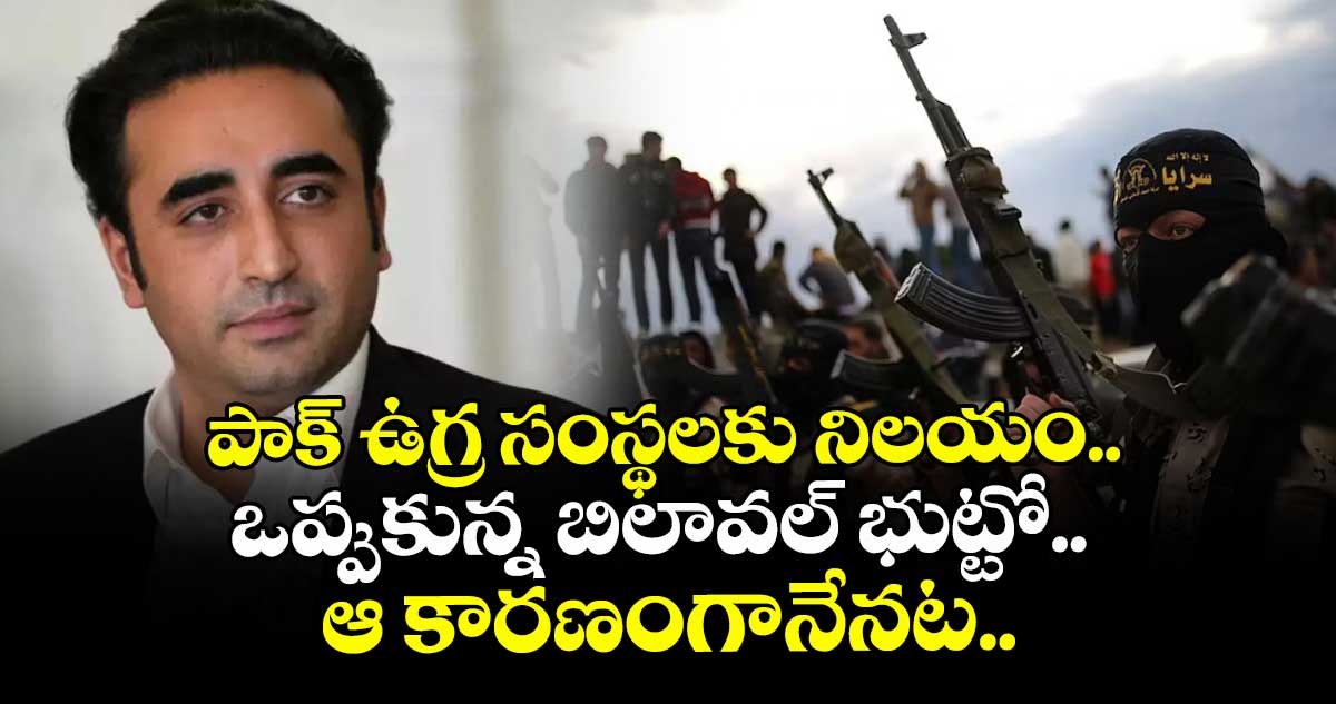 పాక్ ఉగ్ర సంస్థలకు నిలయం.. ఒప్పుకున్న బిలావల్ భుట్టో.. ఆ కారణంగానేనట..