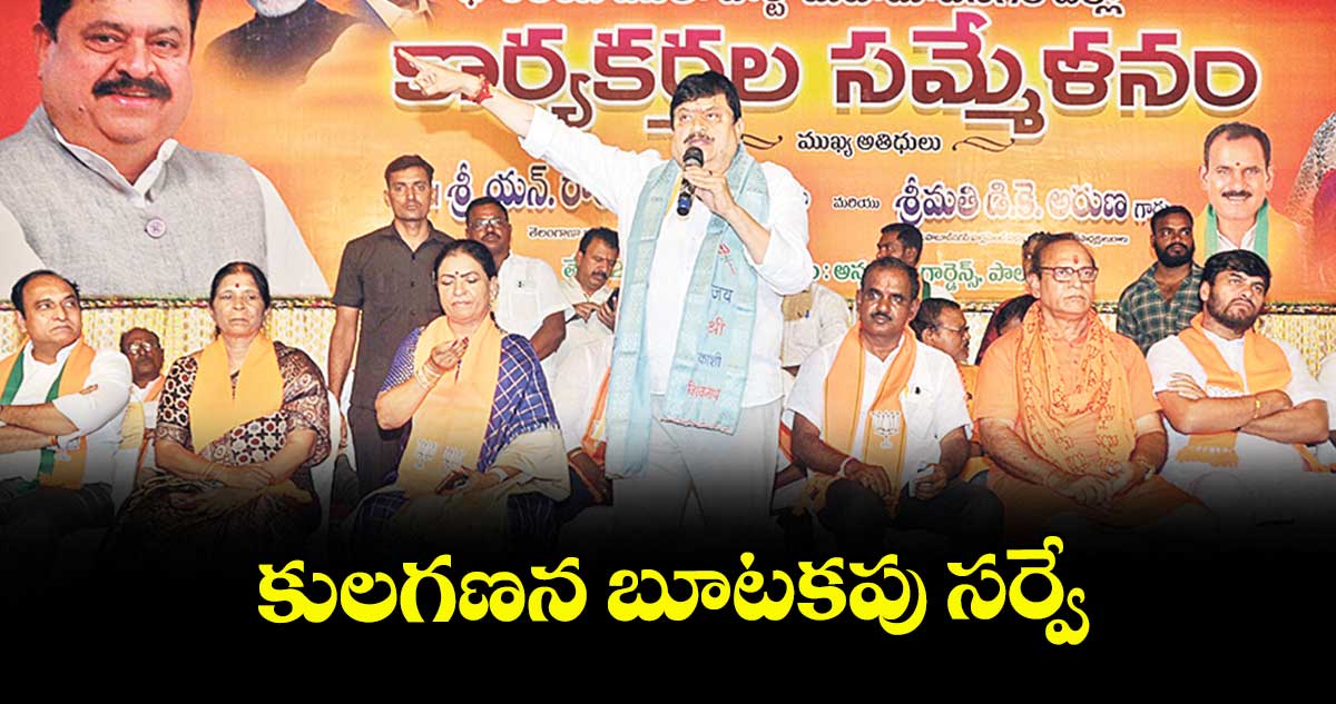 కులగణన బూటకపు సర్వే : రాంచందర్రావు