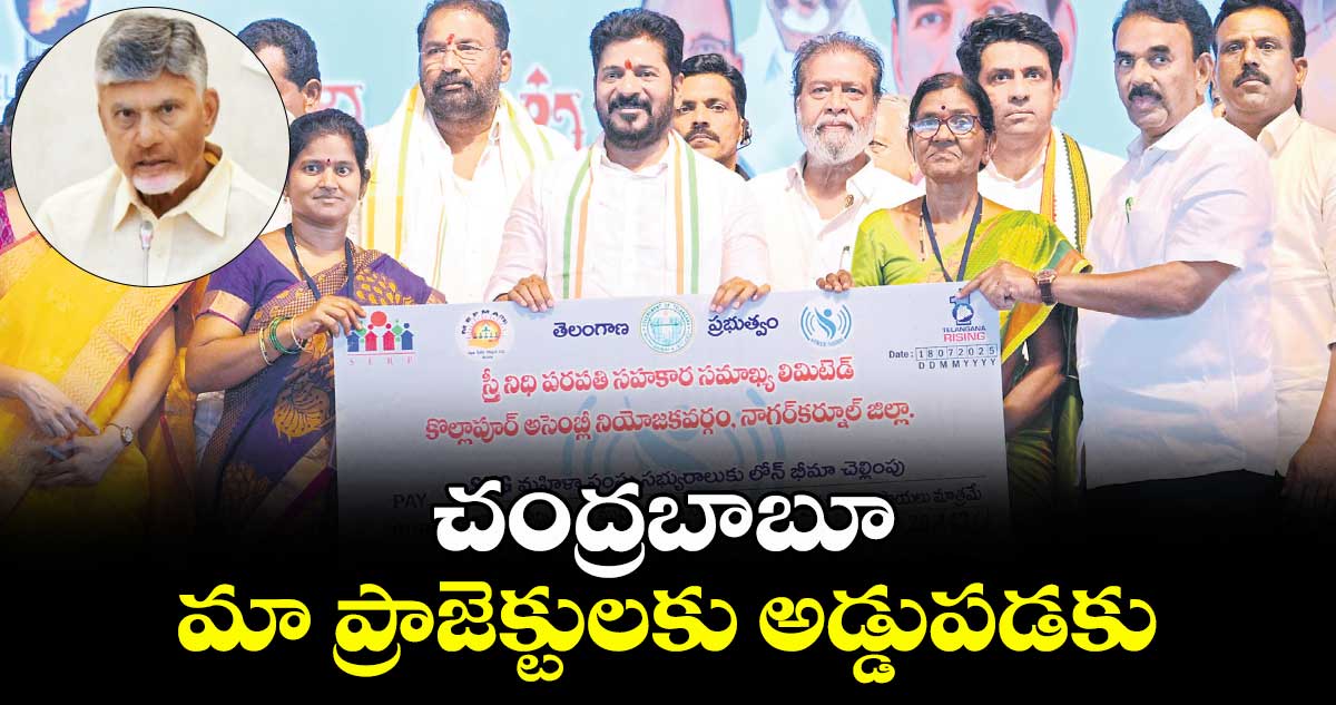 చంద్రబాబూ.. మా ప్రాజెక్టులకు అడ్డుపడకు: సీఎం రేవంత్ రెడ్డి