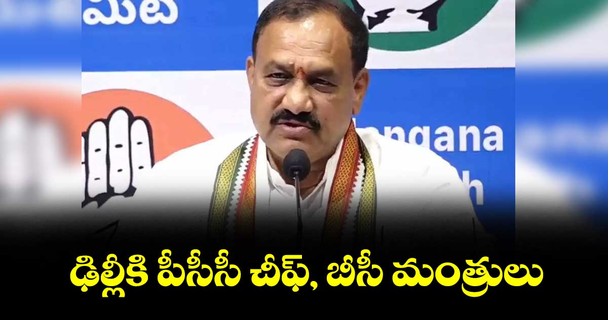 ఢిల్లీకి పీసీసీ చీఫ్, బీసీ మంత్రులు