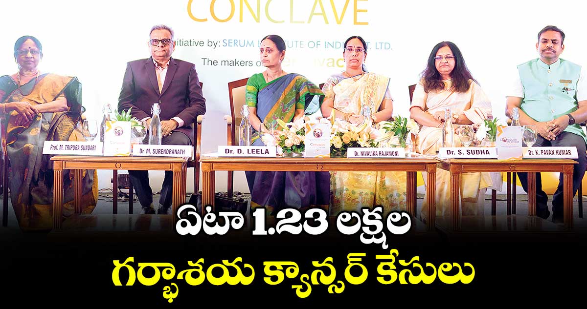  ఏటా 1.23 లక్షల గర్భాశయ క్యాన్సర్ కేసులు