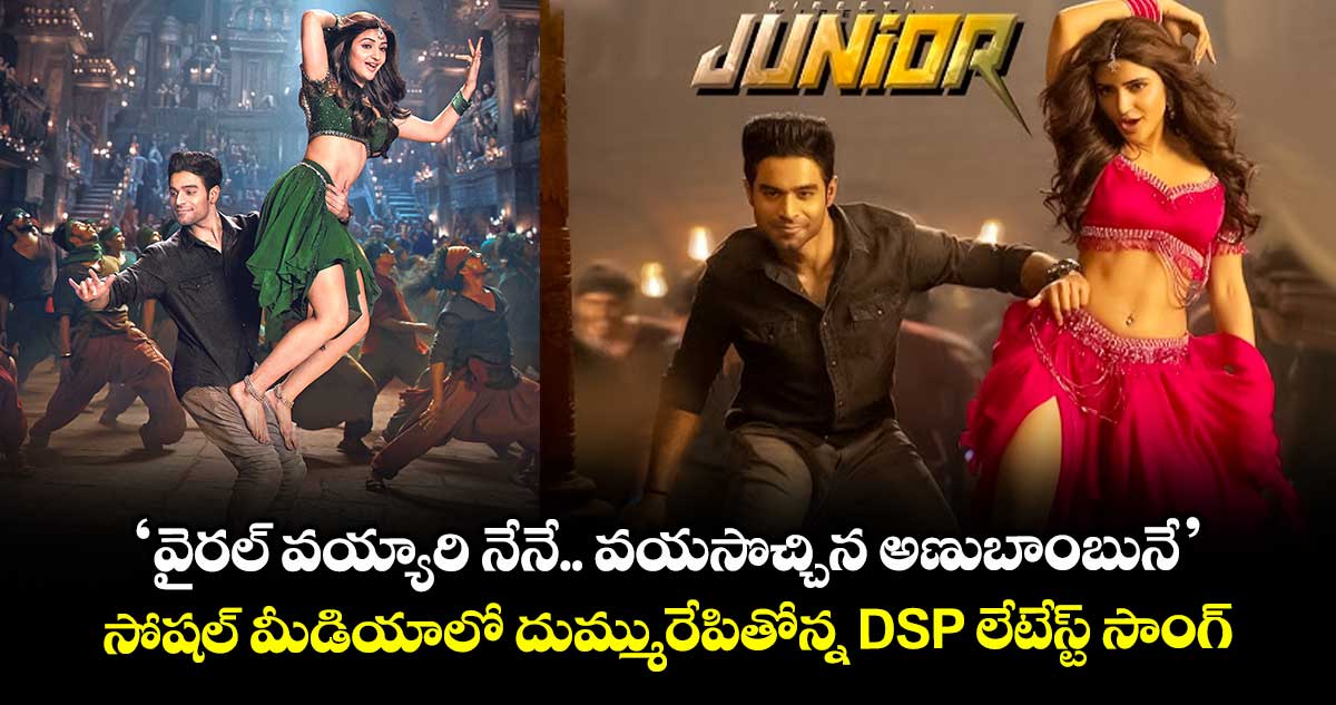 ‘వైరల్ వయ్యారి నేనే.. వయసొచ్చిన అణుబాంబునే’.. సోషల్ మీడియాలో దుమ్మురేపితోన్న DSP లేటేస్ట్ సాంగ్
