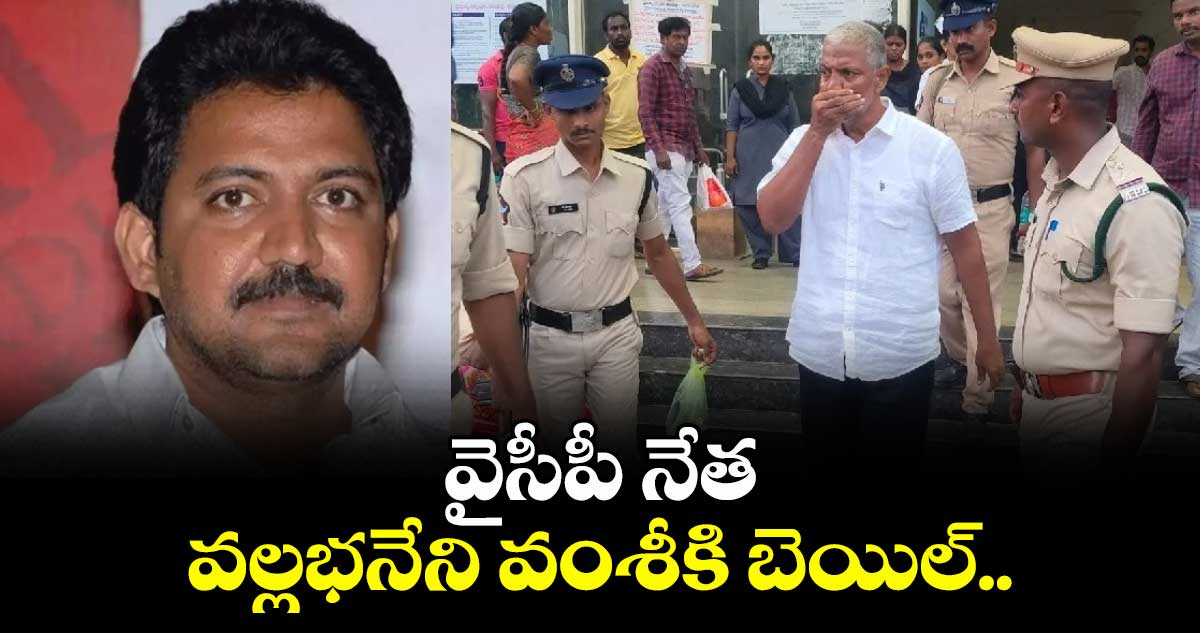 వైసీపీ నేత వల్లభనేని వంశీకి బెయిల్.. 