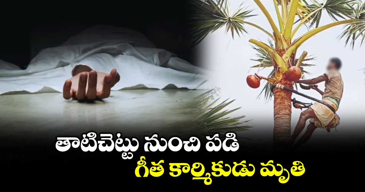 తాటిచెట్టు నుంచి పడి గీత కార్మికుడు మృతి