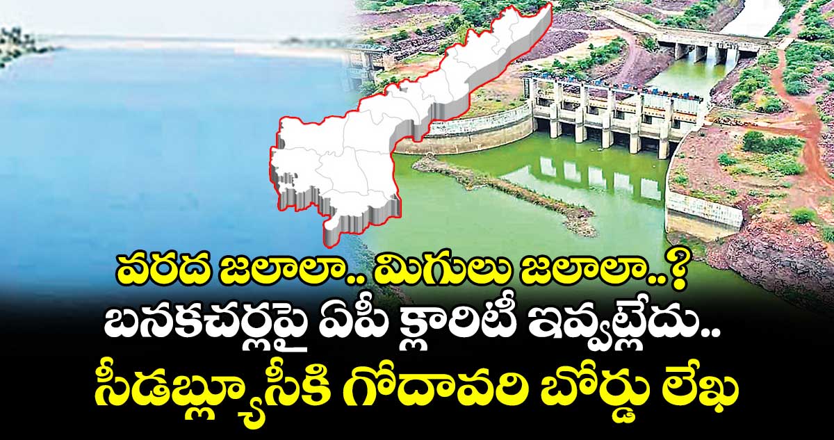 వరద జలాలా.. మిగులు జలాలా.. బనకచర్లపై ఏపీ క్లారిటీ ఇవ్వట్లేదు.. సీడబ్ల్యూసీకి గోదావరి బోర్డు లేఖ