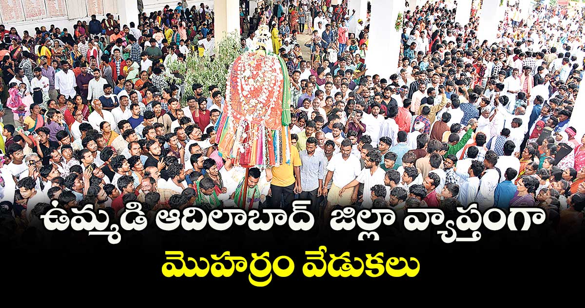 ఉమ్మడి ఆదిలాబాద్ జిల్లా వ్యాప్తంగా మొహర్రం వేడుకలు