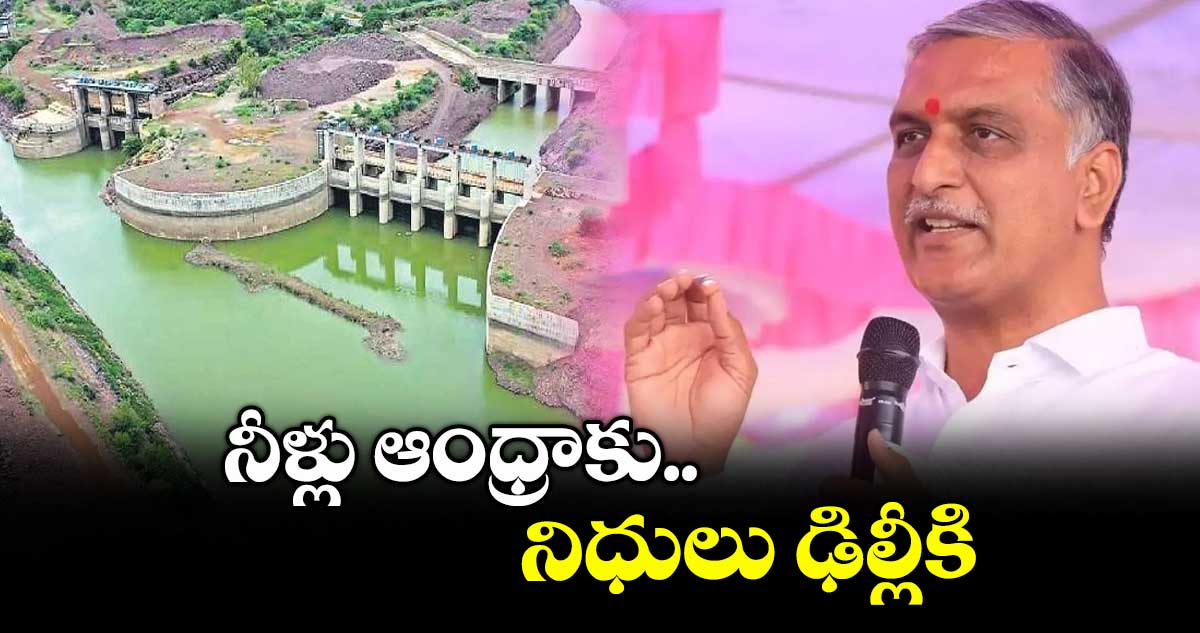నీళ్లు ఆంధ్రాకు.. నిధులు ఢిల్లీకి : హరీశ్ రావు