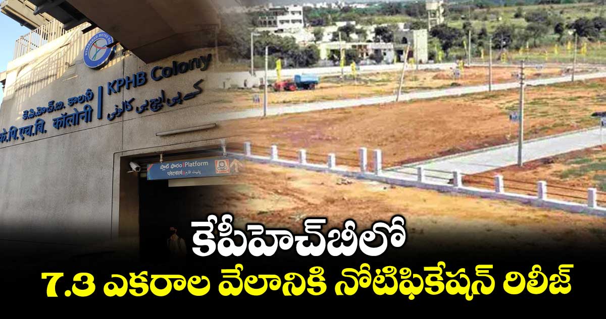 కేపీహెచ్బీలో 7.3 ఎకరాల వేలానికి నోటిఫికేషన్ రిలీజ్