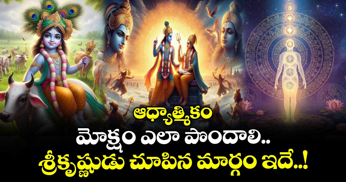 ఆధ్యాత్మికం: మోక్షం ఎలా పొందాలి.. శ్రీకృష్ణుడు చూపిన మార్గం ఇదే..!