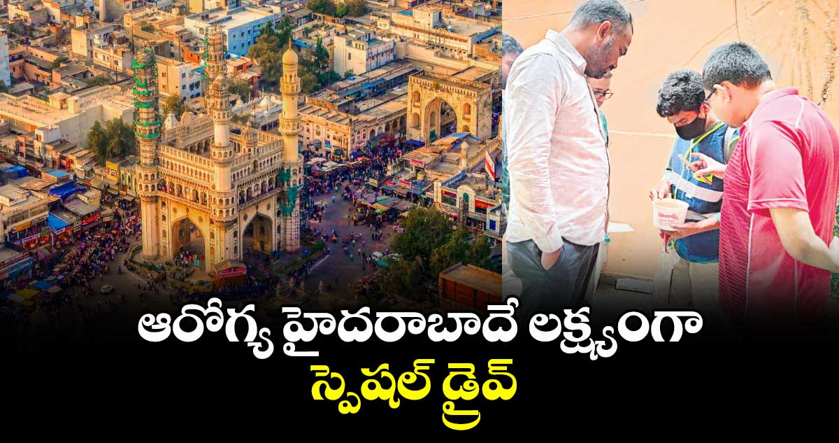 ఆరోగ్య హైదరాబాదే లక్ష్యంగా స్పెషల్ డ్రైవ్ : ఆర్వీ కర్ణన్