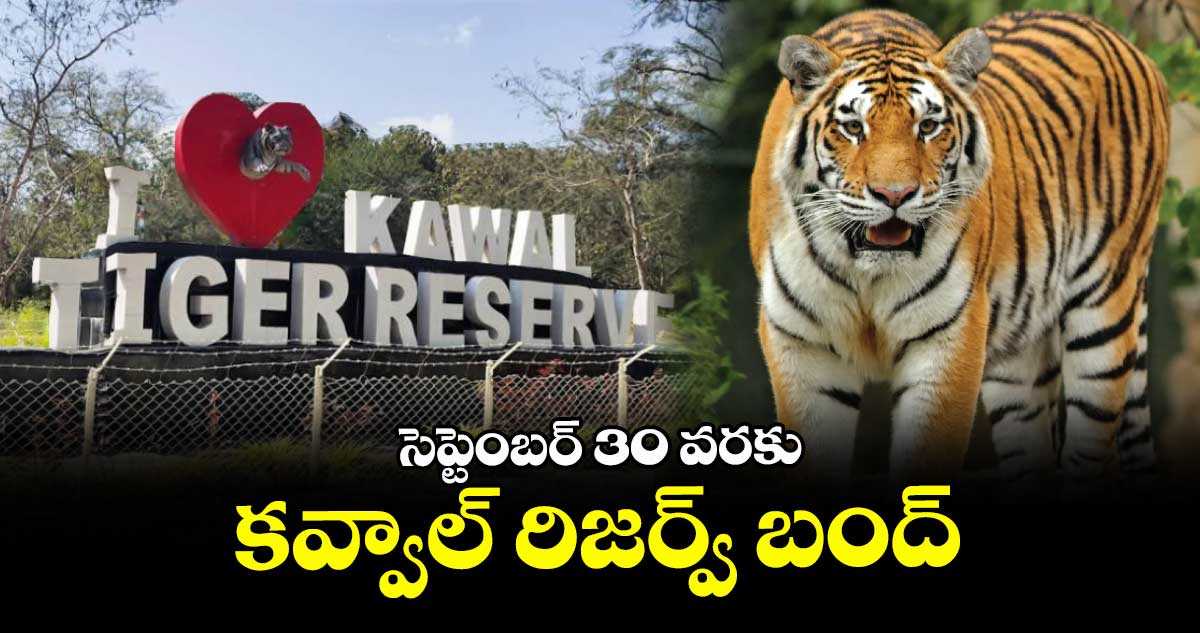 సెప్టెంబర్ 30 వరకు కవ్వాల్ రిజర్వ్ బంద్