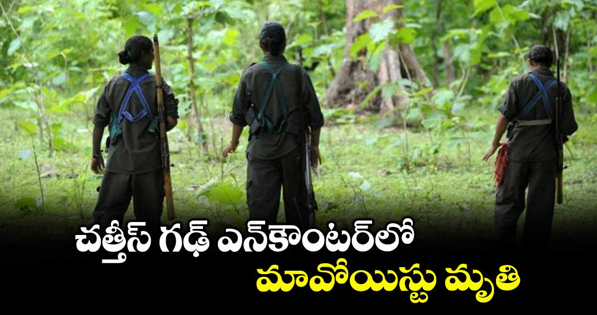 చత్తీస్ గఢ్ ఎన్కౌంటర్లో మావోయిస్టు మృతి
