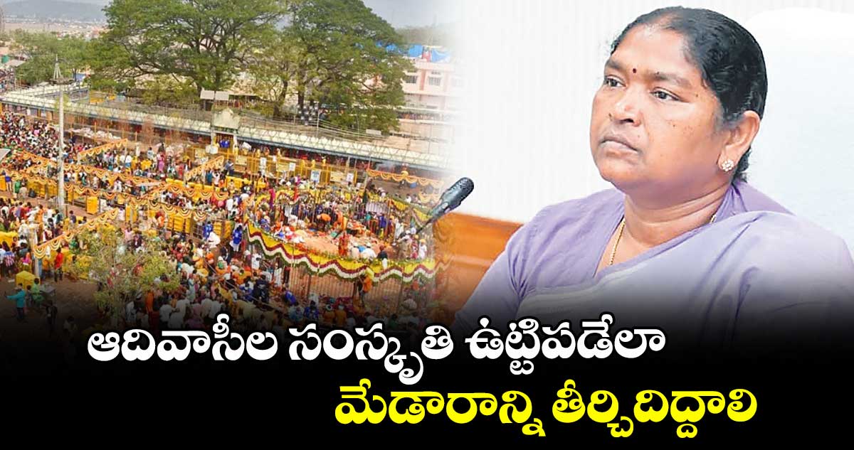 ఆదివాసీల సంస్కృతి ఉట్టిపడేలా మేడారాన్ని తీర్చిదిద్దాలి
