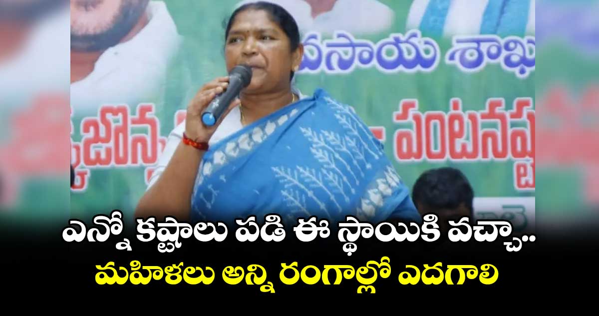 ఎన్నో కష్టాలు పడి ఈ స్థాయికి వచ్చా..మహిళలు అన్ని రంగాల్లో ఎదగాలి: మంత్రి సీతక్క