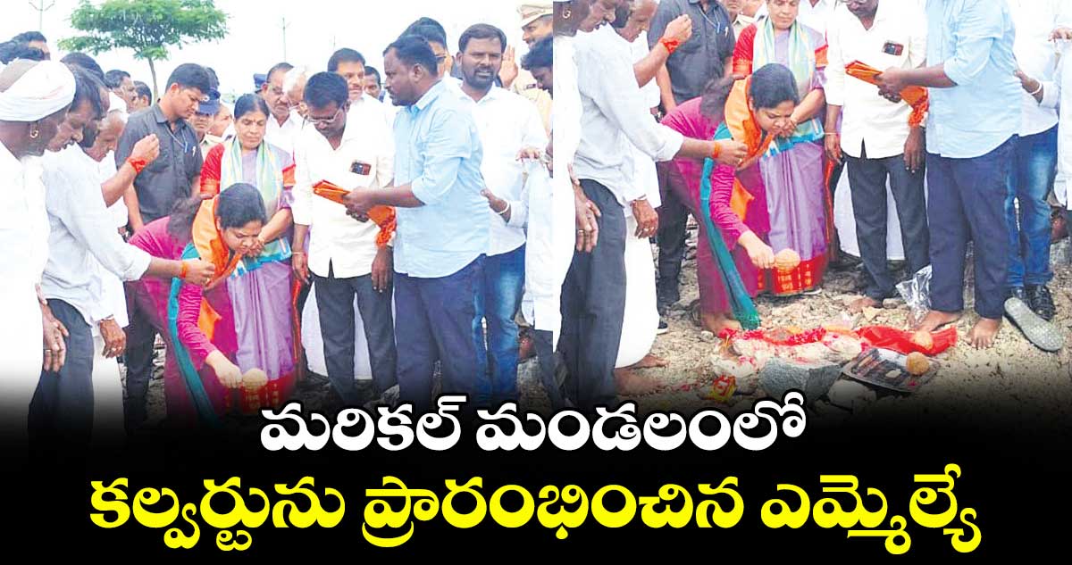 మరికల్ మండలంలో కల్వర్టును ప్రారంభించిన ఎమ్మెల్యే