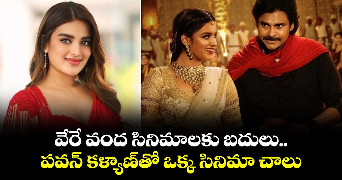 వేరే వంద సినిమాలకు బదులు.. పవన్ కళ్యాణ్తో ఒక్క సినిమా చాలు: నిధి అగర్వాల్