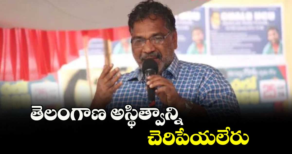 తెలంగాణ అస్థిత్వాన్ని చెరిపేయలేరు : ఎమ్మెల్సీ గోరటి వెంకన్న