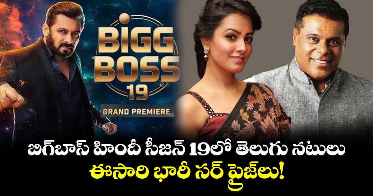 Bigg Boss 2025: బిగ్బాస్ హిందీ సీజన్ 19లో తెలుగు నటులు.. ఈసారి భారీ సర్ ప్రైజ్లు!